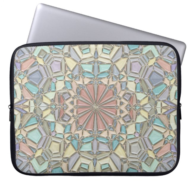 Housse Pour Ordinateur Portable vibrant mosaic (Devant)