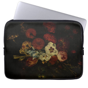 Housse Pour Ordinateur Portable Vie morte avec fleurs