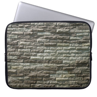 Housse Pour Ordinateur Portable Vieux mur de briques : Texture dénudée