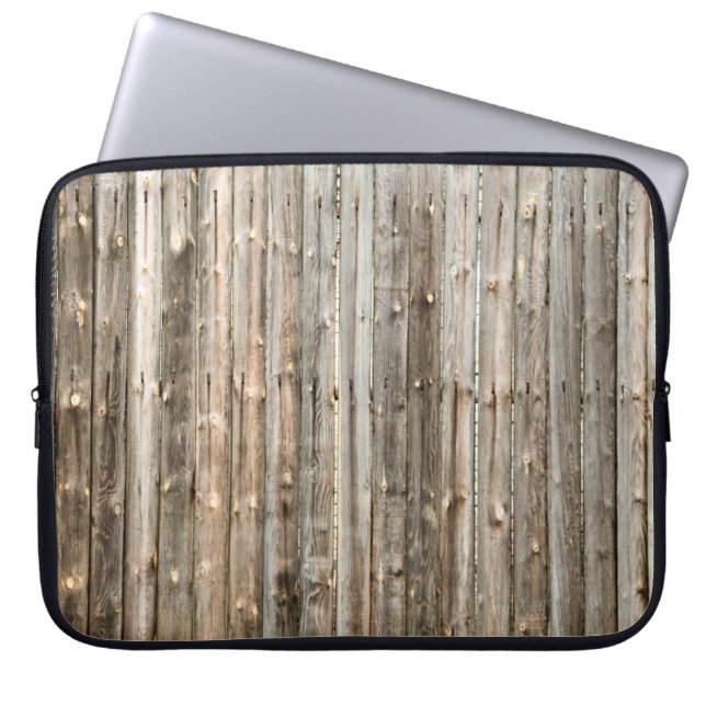 Housse Pour Ordinateur Portable Vieux panneau de bois intérieur texturedécoration  (Devant)