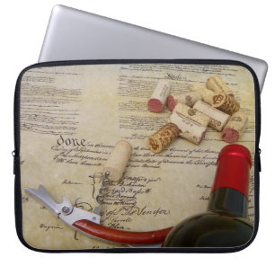 Housse Pour Ordinateur Portable Vin & Constitution Laptop Sleeve!