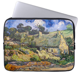 Housse Pour Ordinateur Portable Vincent Van Gogh - Chalets de chaume à Cordeville