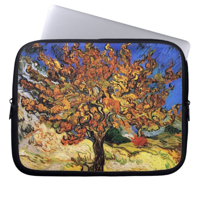 Housse Pour Ordinateur Portable Vincent Van Gogh - Les Beaux-Arts du Mulberry Tree (Devant)