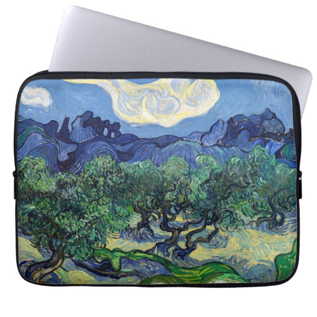 Housse Pour Ordinateur Portable Vincent van Gogh - Oliviers aux Alpilles (Devant)
