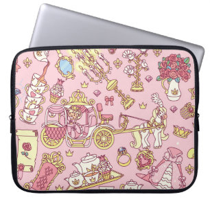 Housse Pour Ordinateur Portable Vintage abstrait motif transparent. Petit P simple