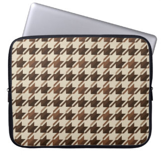 Housse Pour Ordinateur Portable Vintage Academia Brown Houndstooth