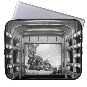 Housse Pour Ordinateur Portable Vintage Austria Vienna Staatsoper opera inside