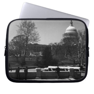 Housse Pour Ordinateur Portable Vintage États-Unis Washington The Capitol Street B