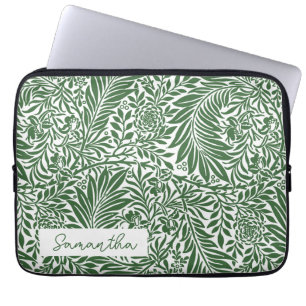 Housse Pour Ordinateur Portable Vintage Floral William Morris Willow Bough Green