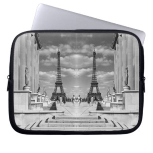Housse Pour Ordinateur Portable Vintage France Paris Tour Eiffel Palais Chaillot