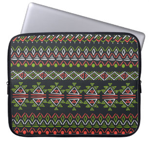 Housse Pour Ordinateur Portable Vintage géométrique : ensemble de motifs sans soud