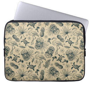 Housse Pour Ordinateur Portable Vintage Motif tropical