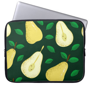 Housse Pour Ordinateur Portable Vintage Pear Botanique : Vert clair