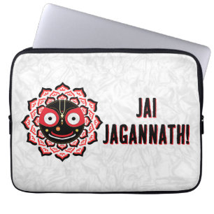 Housse Pour Ordinateur Portable Visage de Lord Jagannath Chakra Divinité hindoue