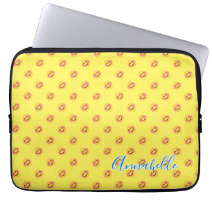 Housse Pour Ordinateur Portable Visages souriants heureux