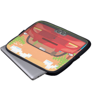 Housse Pour Ordinateur Portable Voiture de sport d'arcade des années 80