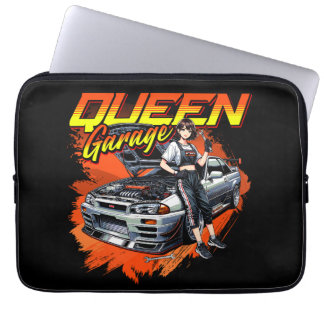 Housse Pour Ordinateur Portable Voiture mécanique à dérive Anime - Garage Queen Ar
