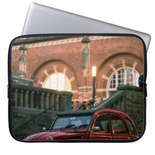 Housse Pour Ordinateur Portable Voiture rue ancienne vintage
