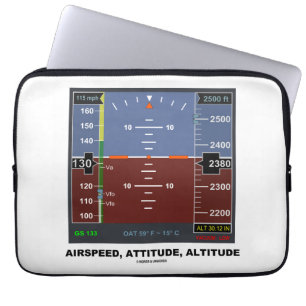 Housse Pour Ordinateur Portable Vol électronique EFIS d'altitude d'attitude de