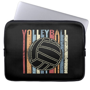 Housse Pour Ordinateur Portable Volleyball Rétro Vintage