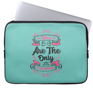 Housse Pour Ordinateur Portable Vous êtes la seule exception, Paramore la citation