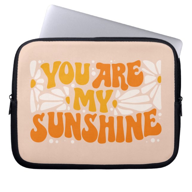 Housse Pour Ordinateur Portable Vous êtes mon Sunshine Super Graphisme (Devant)