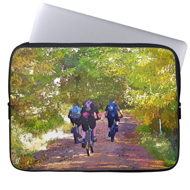 HOUSSE POUR ORDINATEUR PORTABLE VTT (Devant)