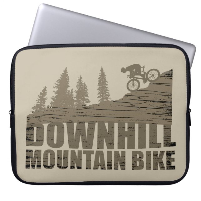 Housse Pour Ordinateur Portable VTT Downhill (Devant)