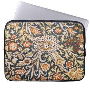 Housse Pour Ordinateur Portable William Morris Vintage Trent Motif Floral Bleu