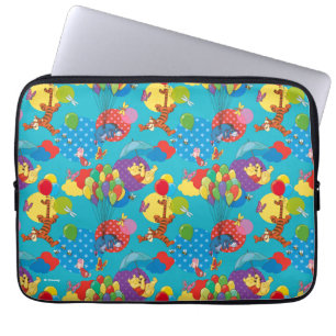 Housse Pour Ordinateur Portable Winnie l'Ooh Parmi le Motif des ballons