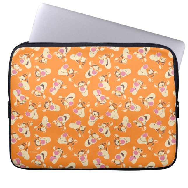 Housse Pour Ordinateur Portable Winnie l'Ooh | Tigger Face Motif (Devant)