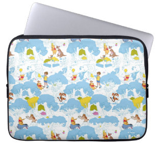 Housse Pour Ordinateur Portable Winnie l'Ourson Au Motif Honey Tree