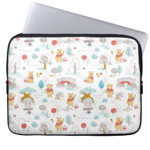 Housse Pour Ordinateur Portable Winnie l'Ourson Dans le bois des Cent Acres