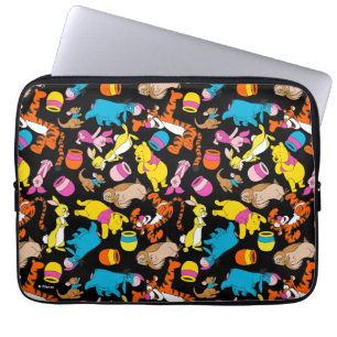 Housse Pour Ordinateur Portable Winnie l'Ourson Motif des amis lumineux