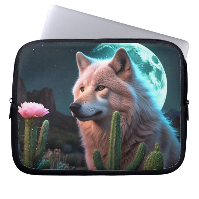 Housse Pour Ordinateur Portable Wolf13 : (Devant)