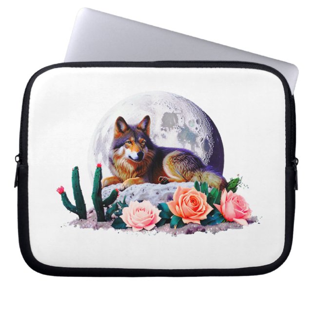 Housse Pour Ordinateur Portable Wolf25 : (Devant)