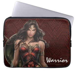 Housse Pour Ordinateur Portable Wonder Woman Battle-Ready Comic Art