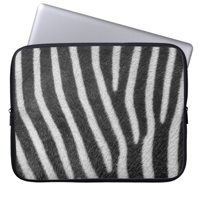 Housse Pour Ordinateur Portable Zebra Fur Motif animal (Devant)