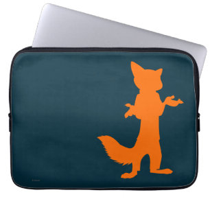 Housse Pour Ordinateur Portable Zootopia Nick Wilde Silhouette