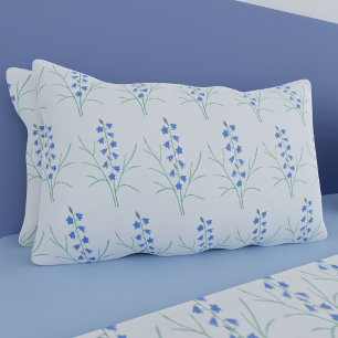 Housses de coussin bleu clair blanc grande taille