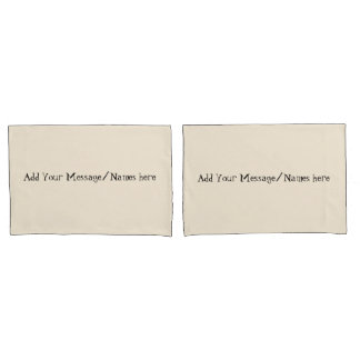 Housses de coussin personnalisées crème – Beddi su