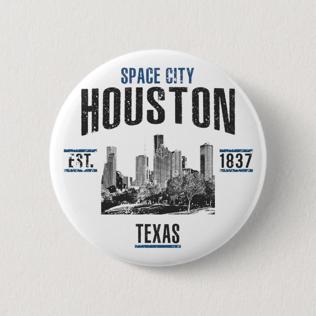 Houston 2 Inch Round Button (Front)