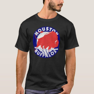 Houston Buffalos Buffaloes Retro Defunct Baseball  T-Shirt
