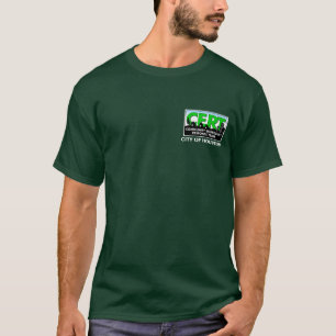 Houston CERT Long Sleeve (green) T-Shirt