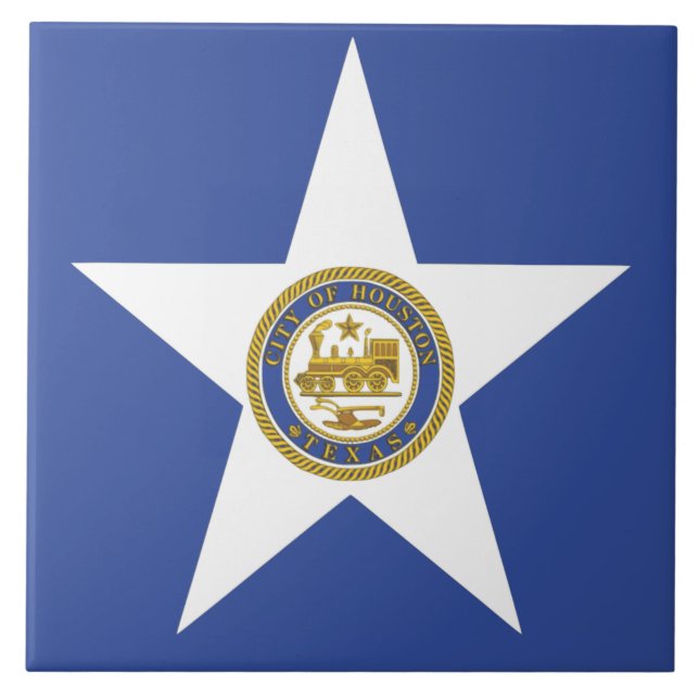 Houston City Flag Tile (Front)