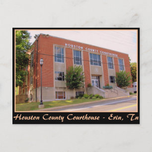 Houston County Courthouse - Erin, TN Postcard