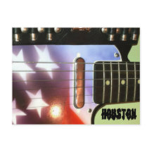 Houston Guitar Postcard