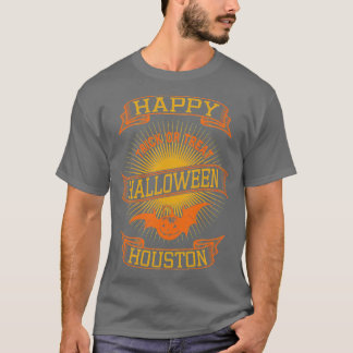 Houston Happy Halloween Vintage Style 2 T-Shirt