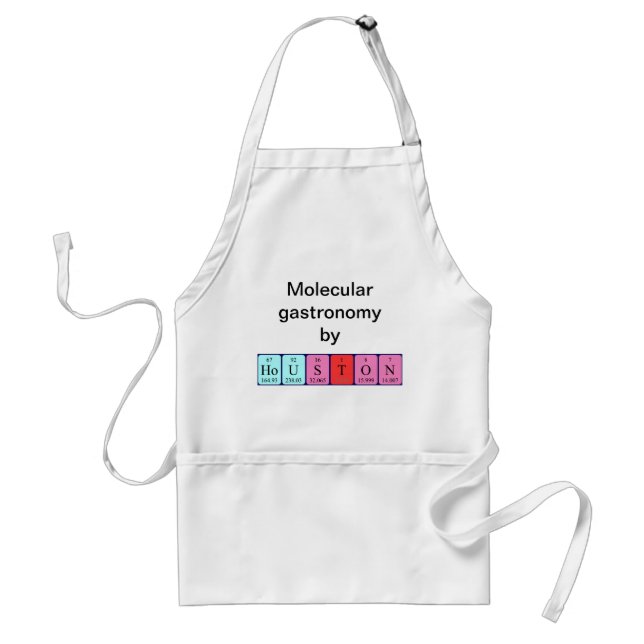 Houston periodic table name apron (Front)