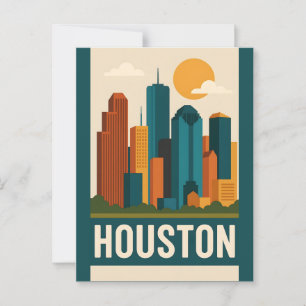 HOUSTON Postcard 